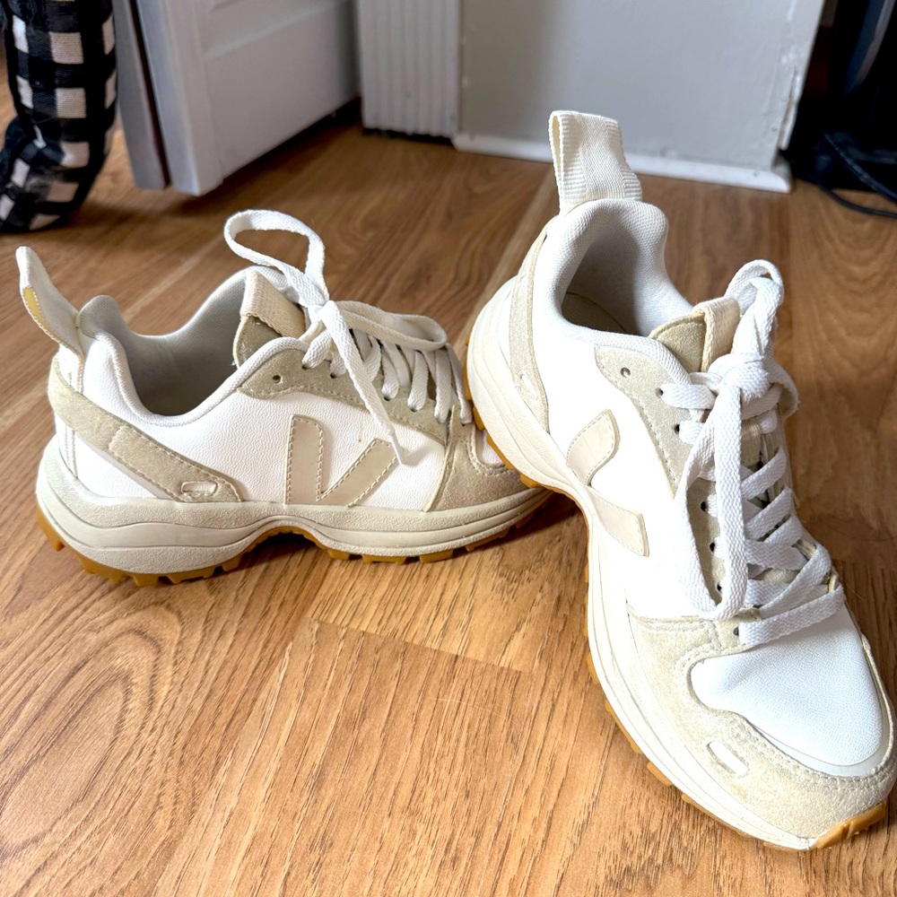VEJA x Rick Owens Hiking Sneakers in Pearl Gum